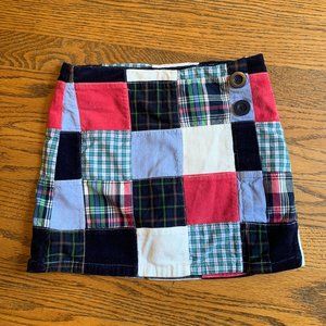 Talbots Kids Patchwork skirt with lining